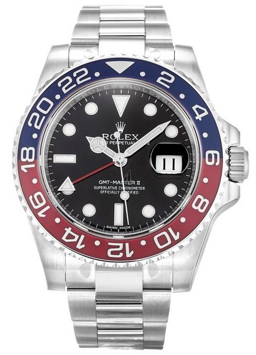 Fake Rolex GMT-Master II White Gold Watch 116719 BLRO