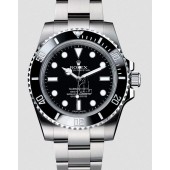 Fake Rolex Submariner No Date Stainless Steel Black Dial 114060.