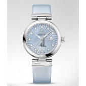 Omega DeVille Ladymatic Blue Automatic Diamond  watch replica 425.32.34.20.57.002