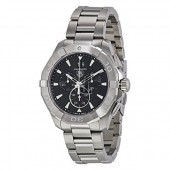 Tag Heuer Aquaracer Chronograph Automatic Black Dial Stainless Steel Men's Watch CAY2110.BA0927 fake.