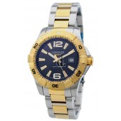 Replica Longines Heritage L3.647.3.56.7 Mens Round Gold Tone with Stainless Steel Quartz Watch