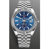 fake Rolex Sky-Dweller Rolesor Oystersteel and 18 ct white gold M326934-0004