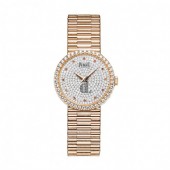 Piaget Traditional Diamond Pave Garnet Ladies Replica Watch G0A37044