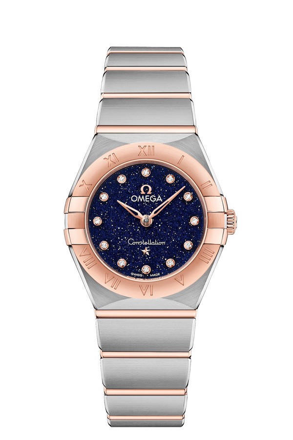 OMEGA Constellation Steel Sedna Gold Diamonds Watch 131.20.25.60.53.002 replica