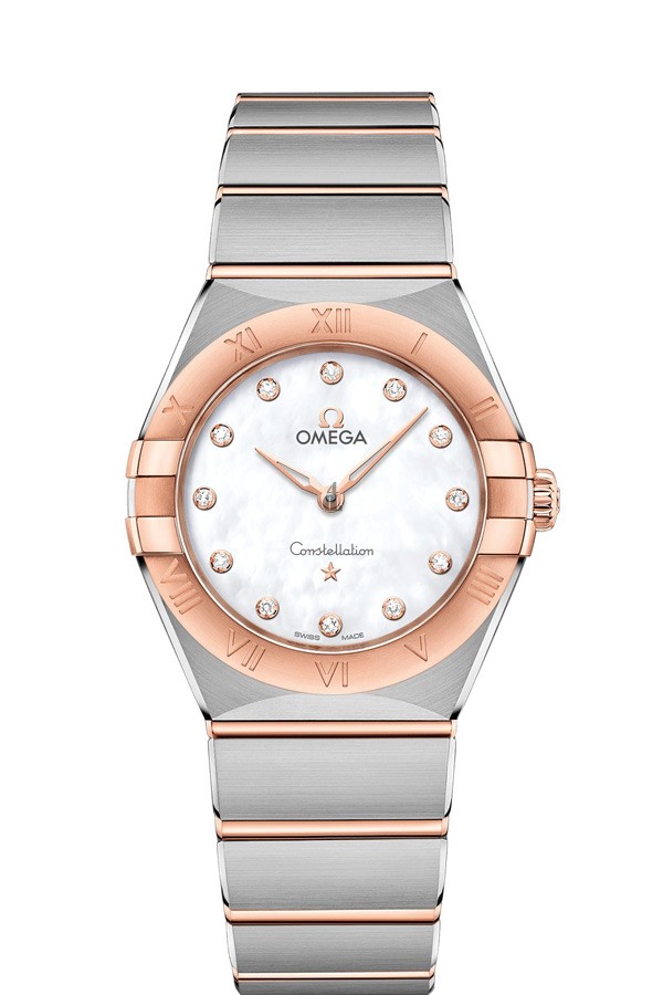 OMEGA Constellation Steel Sedna Gold Diamonds Watch 131.20.28.60.55.001 replica