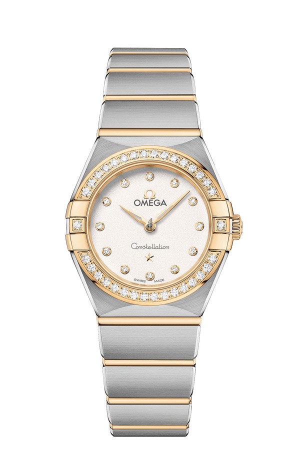 OMEGA Constellation Steel yellow gold Diamonds Watch 131.25.25.60.52.002 replica