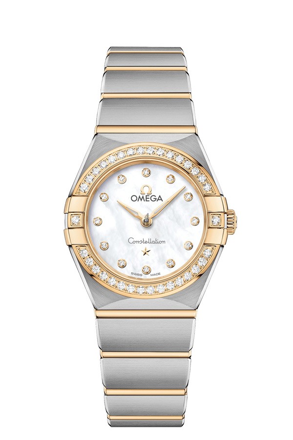 OMEGA Constellation Steel yellow gold Diamonds Watch 131.25.25.60.55.002 replica