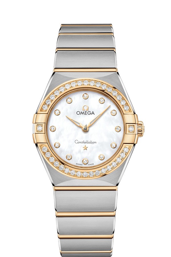 OMEGA Constellation Steel yellow gold Diamonds Watch 131.25.28.60.55.002 replica