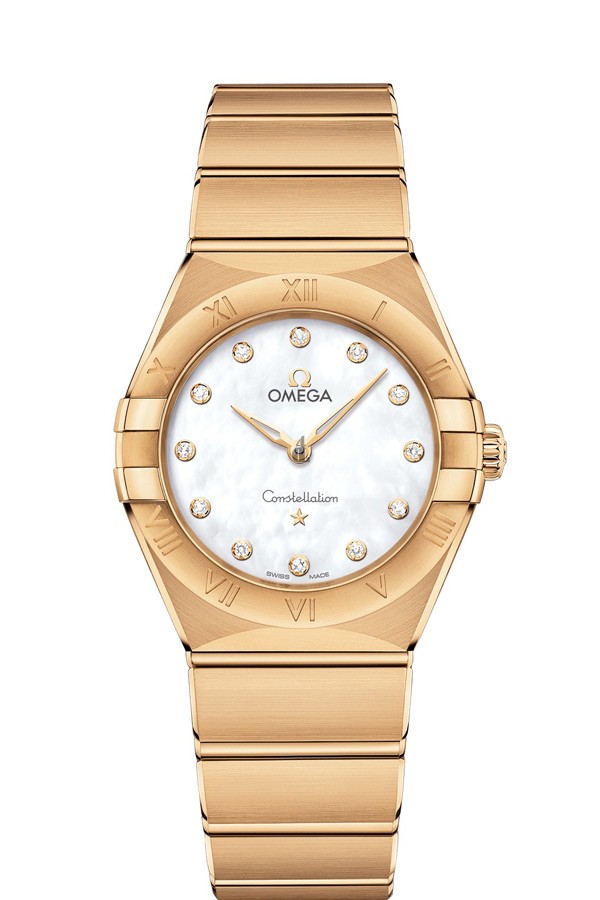 OMEGA Constellation Yellow gold Diamonds Watch 131.50.28.60.55.002 replica