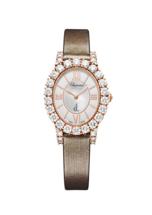 Replica Chopard L'Heure Du Diamant Hand Wind Diamond White Dial Unisex Watch