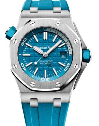 Audemars Piguet Royal Oak Offshore Diver Stainless Steel Turquoise 15710ST.OO.A032CA.01