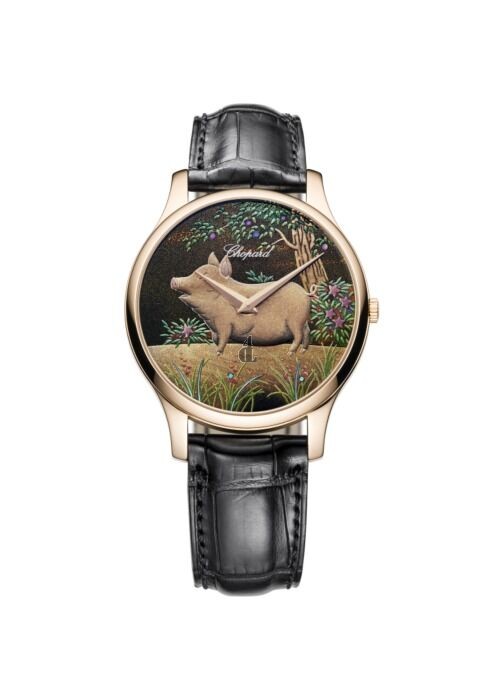 Replica Chopard L.U.C XP Urushi Year Of The Pig 39.5MM Automatic Rose Gold Limited Edition