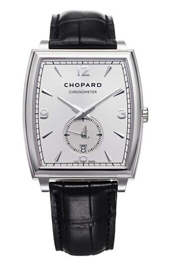 Imitation Chopard Men's L.U.C XP Tonneau 18-Karat White Gold Watch