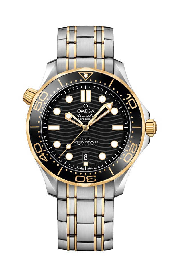 OMEGA Seamaster Steel yellow gold Chronometer Watch 210.20.42.20.01.002 replica