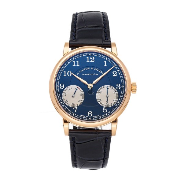 fake A. Lange & Sohne 1815 Mechanical Hand-Winding Blue Dial Mens Watch 234.042