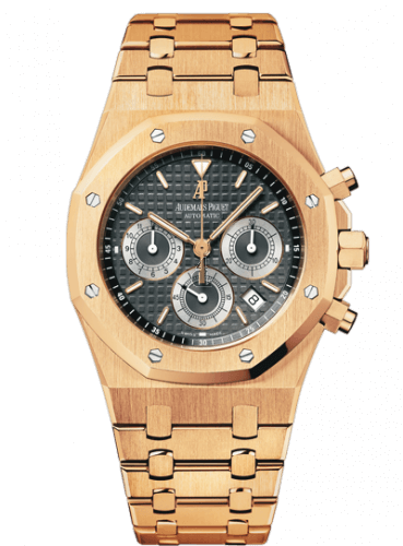 Replica Audemars Piguet Royal Oak Chronograph Rose Gold 39mm watches 25960OR.OO.1185OR.03