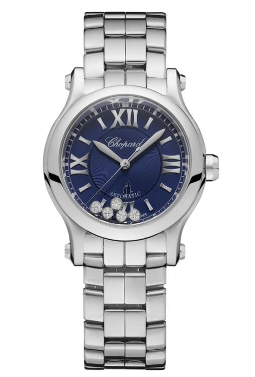 fake Chopard Happy Sport 30 mm Automatic Blue Dial 278573-3017