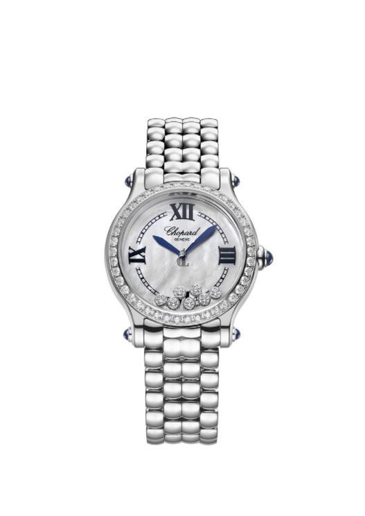 fake Chopard Happy Sport Automatic Diamond Mother of Pearl Dial Ladies 278610-3002
