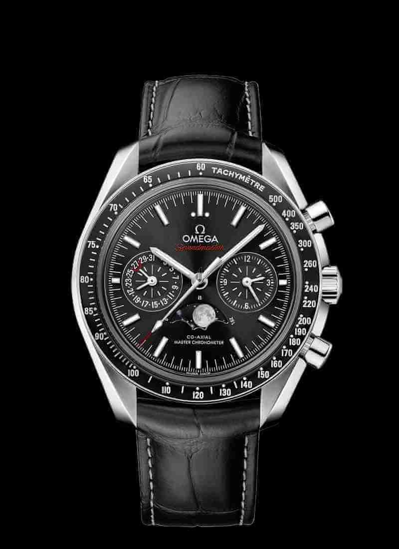 Fake OMEGA Speedmaster Moonwatch Co-Axial Master Chronometer Moonphase Chronograph 44.25mm 304.33.44.52.01.001