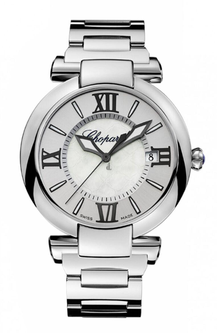 Replica Chopard Imperiale Automatic 36mm Mother of Pearl Diamond Leather Strap Women's Watch
