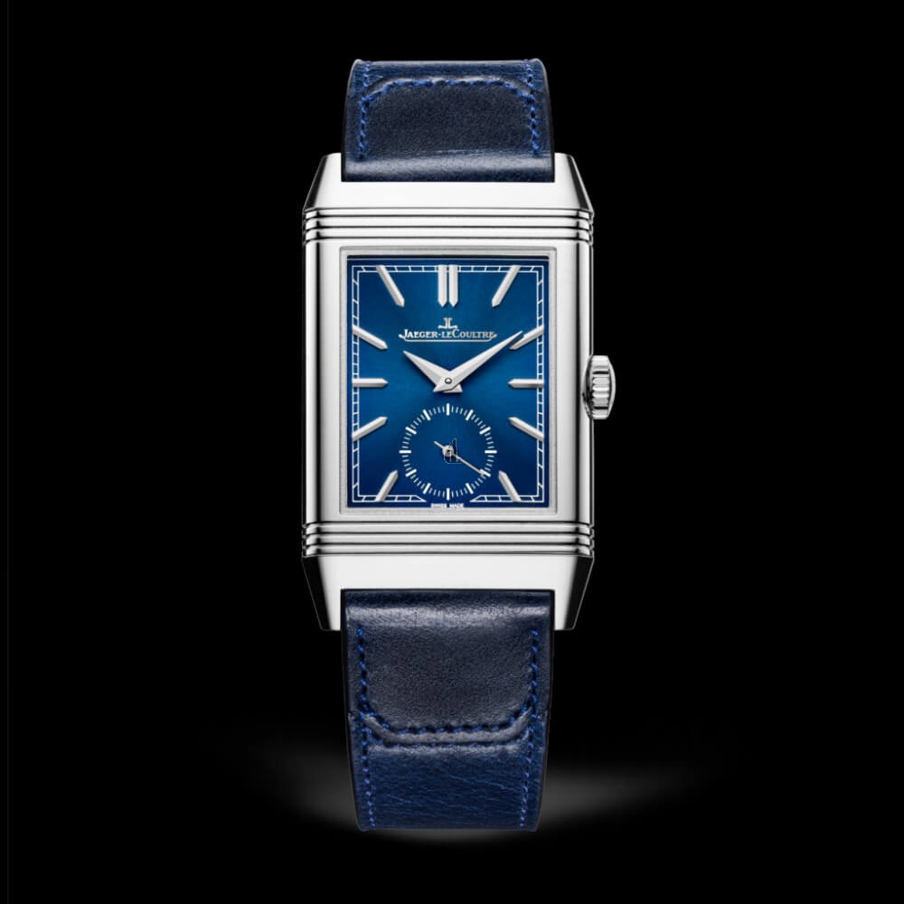 Jaeger-LeCoultre 3978480 Reverso Tribute Small Seconds Stainless Steel/Blue/Fagliano