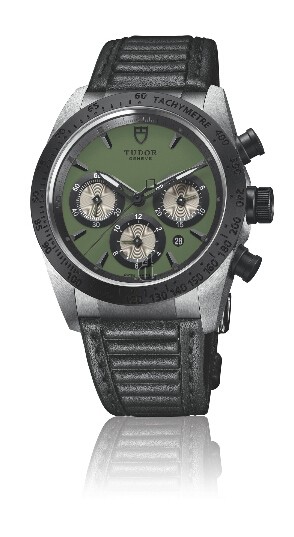 fake Tudor Fastrider Chronograph Steel and Black Ceramic 42010N Green unisex Watch