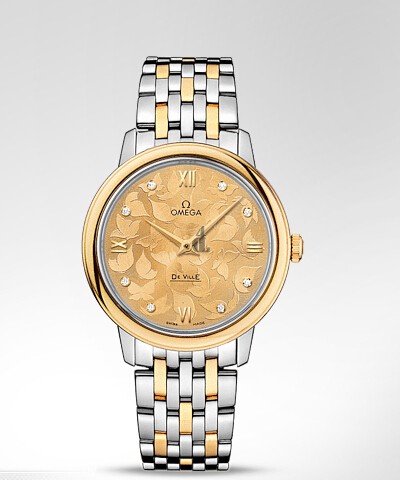 Omega De Ville Prestige Butterfly Quarz 32.7mm  watch replica 424.20.33.60.58.001