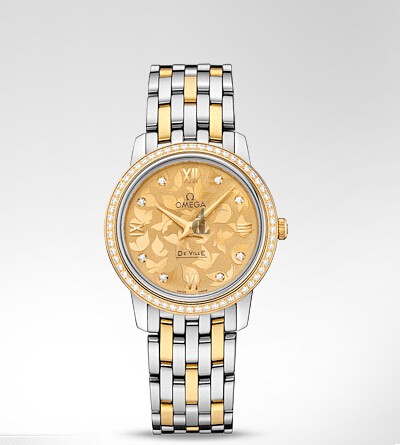 Omega De Ville Prestige Butterfly Quarz 27.4mm  watch replica 424.25.27.60.58.002