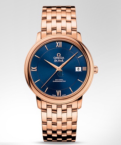 Omega De Ville Solid Gold Mens  watch replica 424.50.37.20.03.002
