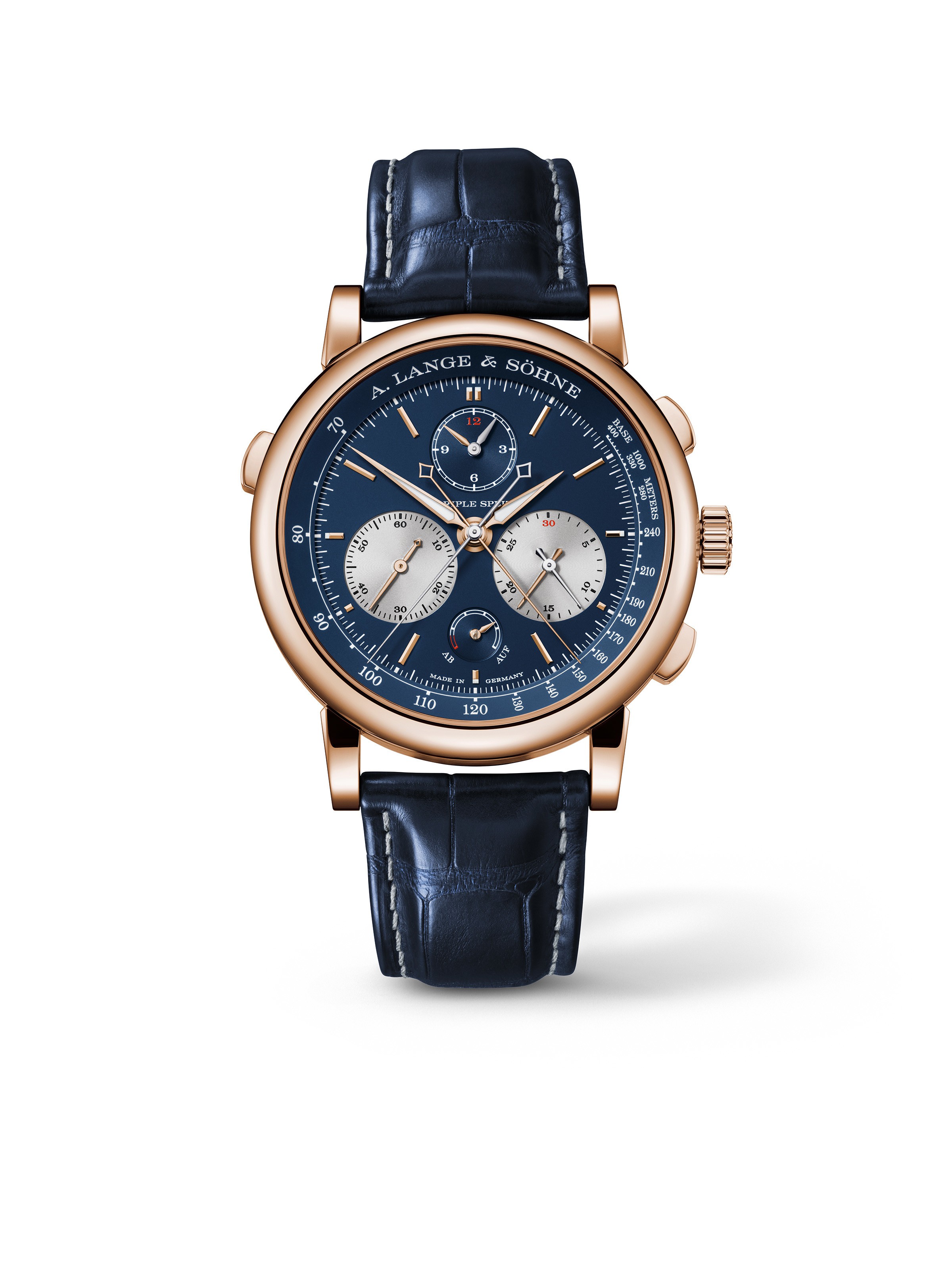 fake A. Lange & Sohne Triple Split pink gold watch Ref. 424.037F