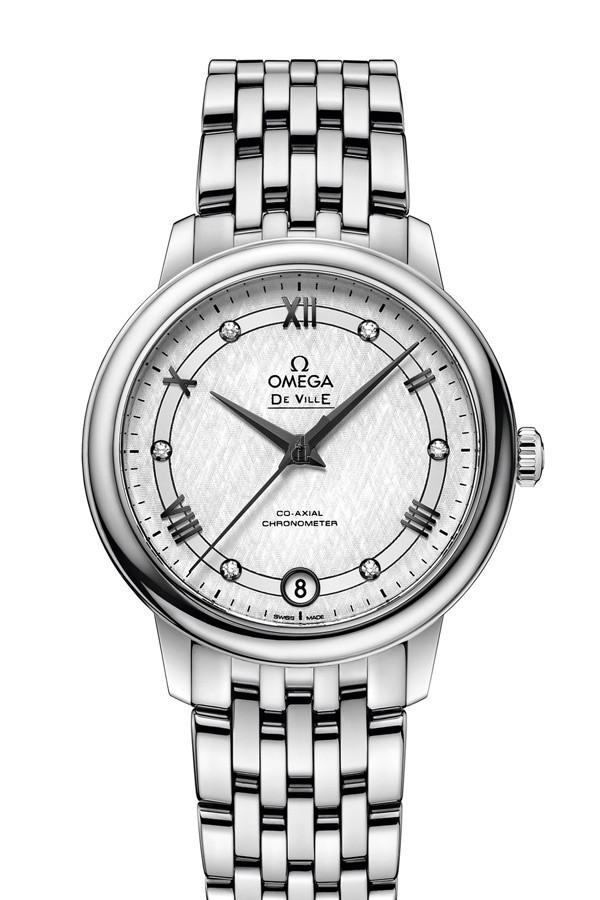OMEGA De Ville Steel Chronometer Watch 424.10.33.20.52.002 replica