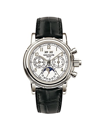 Fake Patek Philippe Grand Complications Perpetual Calendar Split-Second Chronograph Men's Watch 5004P-021