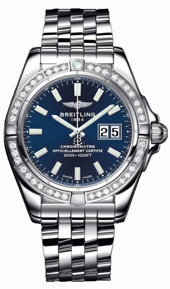 Breitling Galactic 41 A49350 Stainless Steel Watch fake