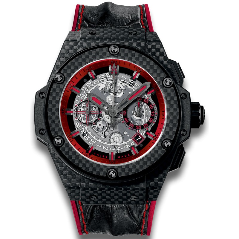 Hublot King Power Unico Carbon and Red 701.QX.0113.HR Replica