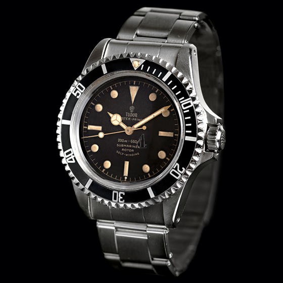 fake Tudor OYSTER PRINCE SUBMARINER SQUARE CROWN GUARDS 7928 black unisex Watch