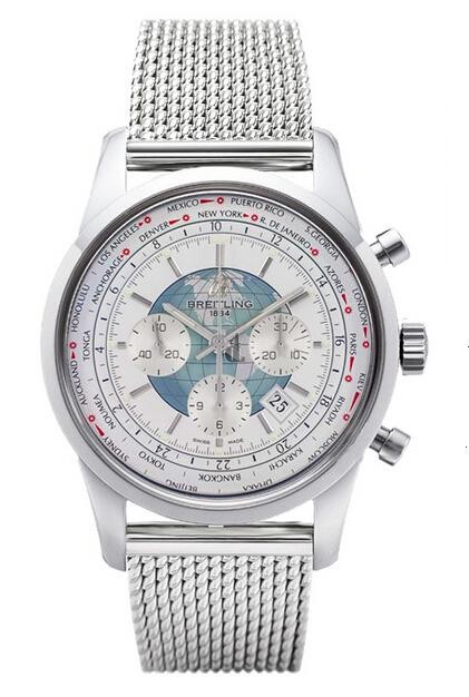 Breitling Transocean Chronograph Unitime Watch AB0510U0/A732 152A  replica.