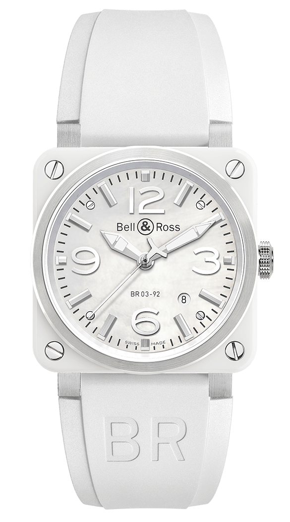 Replica Bell & Ross Instruments BR0392-WH-C/SRB