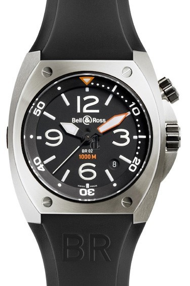 Bell & Ross Marine Automatic Steel 44 mm BR 02-92 STEEL fake