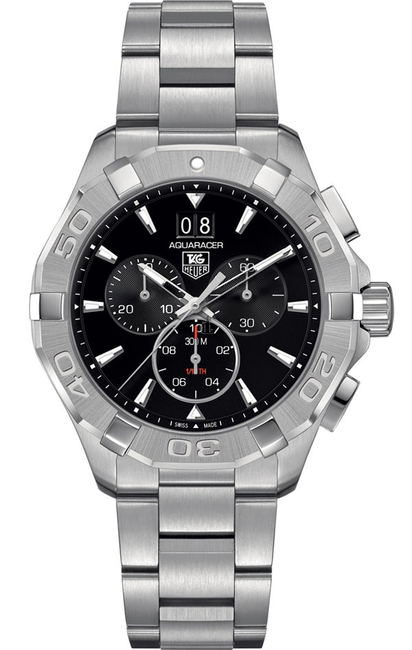 Tag Heuer Aquaracer Black Dial Stainless Steel Men's Watch CAY1110.BA0925 fake.