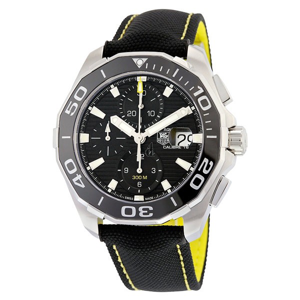 Tag Heuer Aquaracer Chronograph Black Dial Men's Watch CAY211A.FC6361 fake.