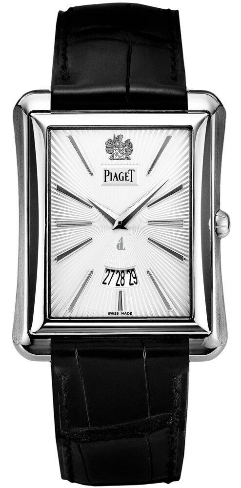 Piaget Emperador Silver Dial 18K White Gold Men's Watch G0A32120 replica