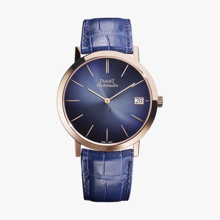 Piaget Altiplano Blue Dial Automatic Men's 18K Rose Gold G0A42051