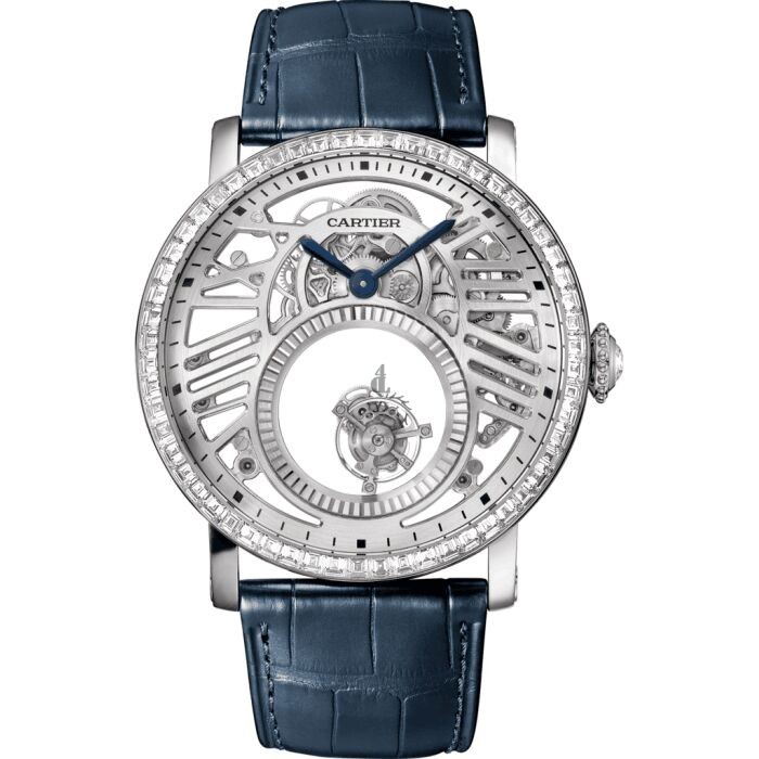 Replica Cartier Fine Watchmaking Paved HPI01199 Platinum Watch Watch