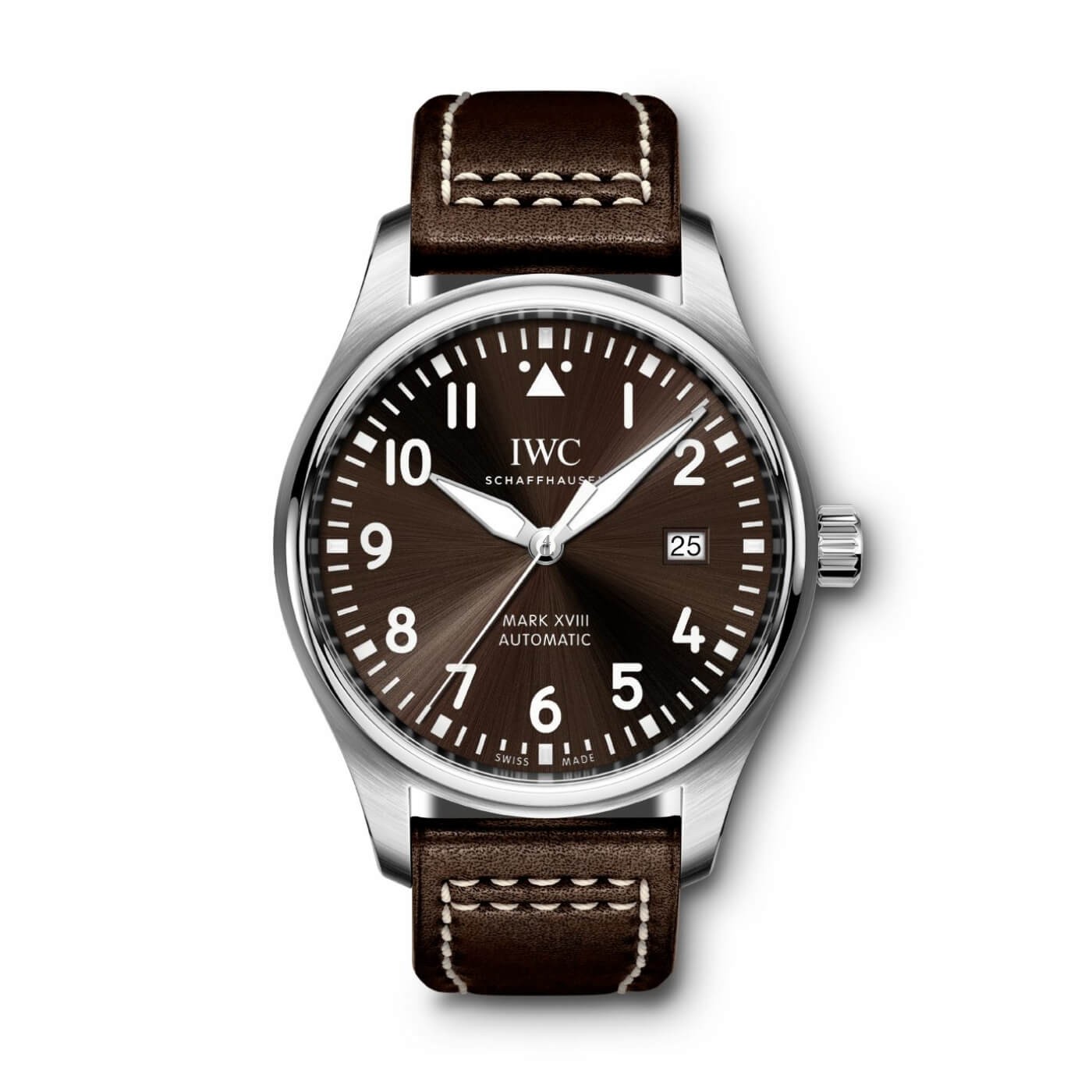 IWC Pilot Mark XVIII Edition Automatic Brown Dial Mens IW327003