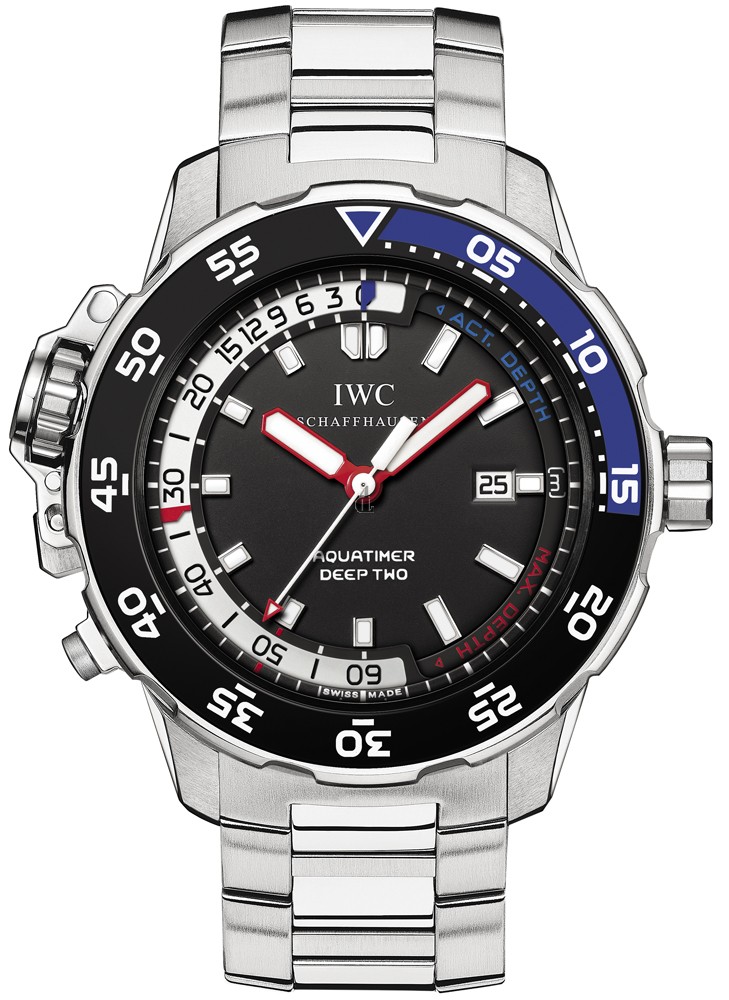 Cheap IWC Aquatimer Deep Two Mens Watch IW354701 fake.