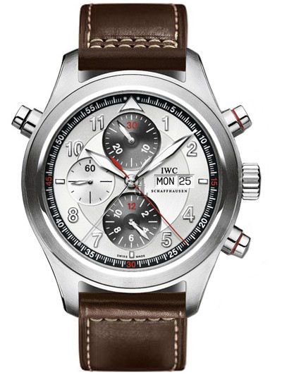 Cheap IWC Spitfire Double Chronograph Mens Watch IW371806 fake.