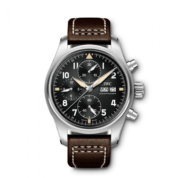 Replica IWC Pilots Stainless Steel Black Automatic IW387903 replica