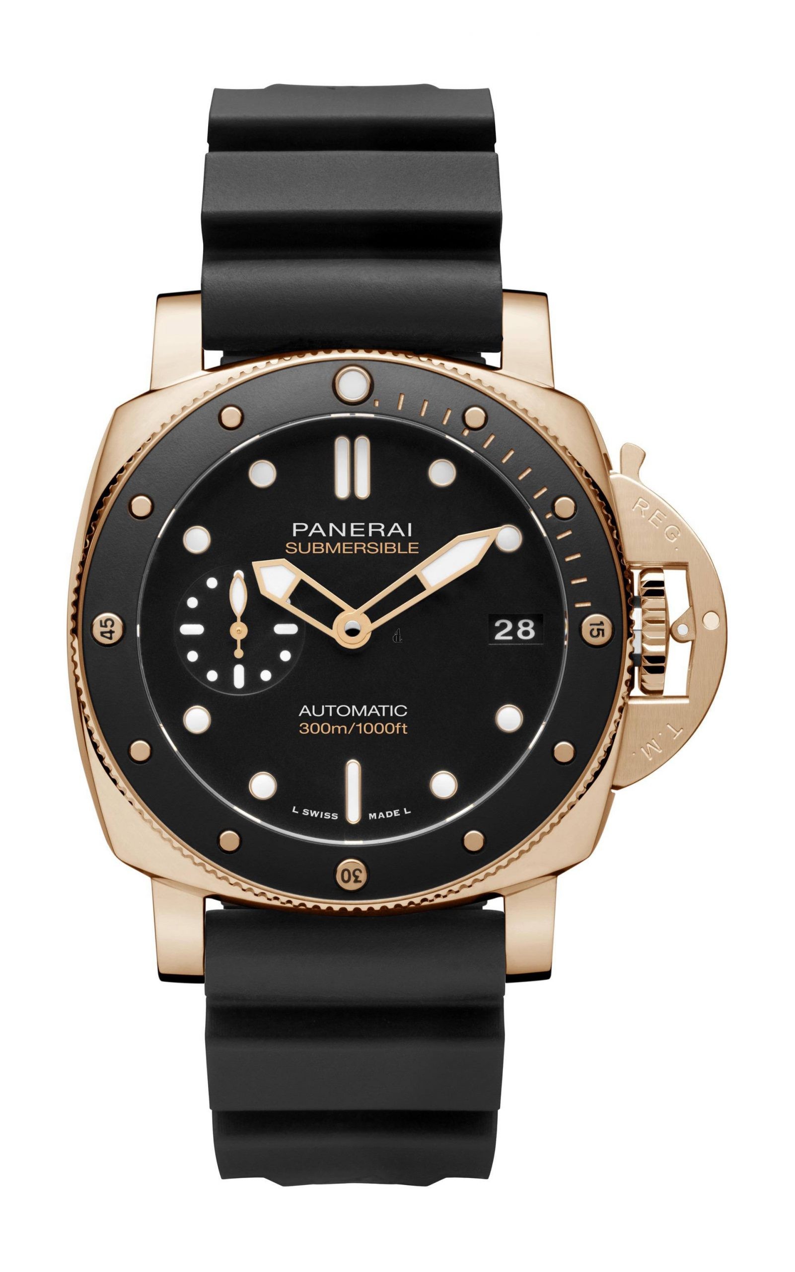 fake Panerai Submersible Goldtech 42mm watch