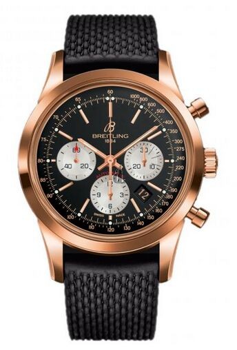 Breitling Transocean Chronograph Rose Gold RB015212/BF15/279S/R20D.3