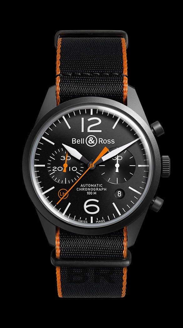 Bell & Ross BR 126 CARBON ORANGE Replica watch